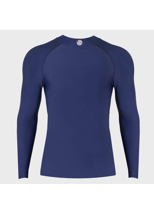 Bluza barbati Skins, TSMLF100, bleumarin, poliamida, 50+ protectie UV