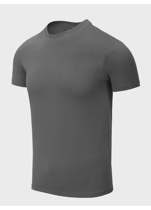 Helikon Slim férfi póló organikus pamutból, rugalmas, szürke