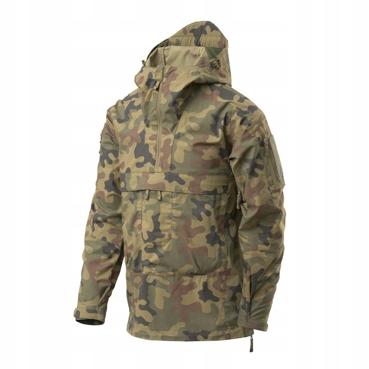 Jacheta Anorak Tracer, Helikon, 8 buzunare, reglabila, poliester/bumbac/elastan, camuflaj