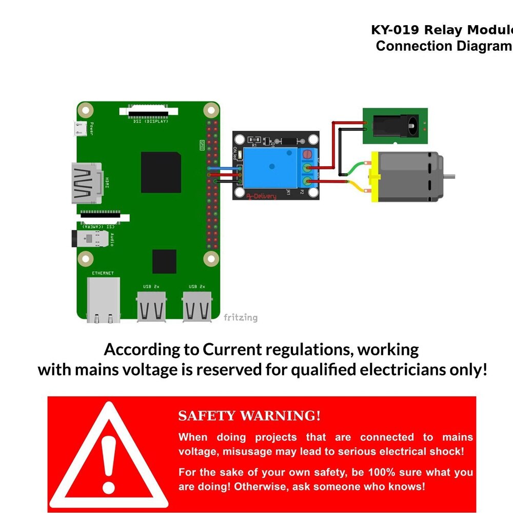 Set 3 module relee 5V KY-019, capacitate de 250VAC-10A, dimensiuni 1 ...
