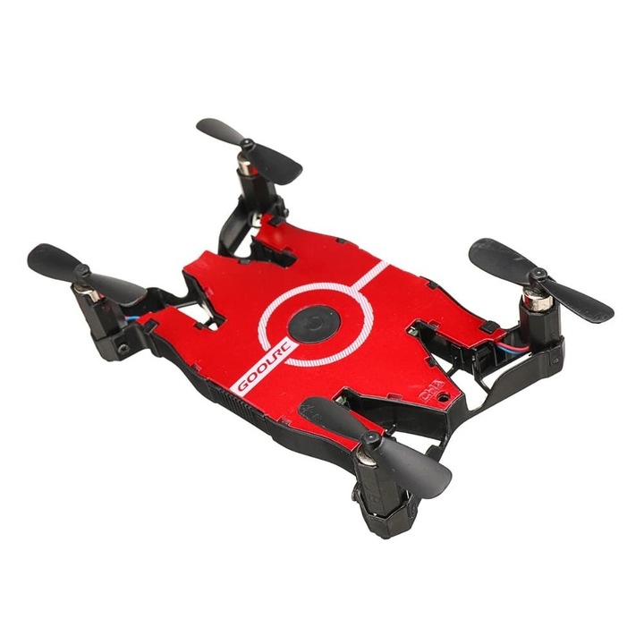 Мини дрон 1TECH GoolRC T49, 2MP камера, WIFI, FPV, Сгъваем, Черен