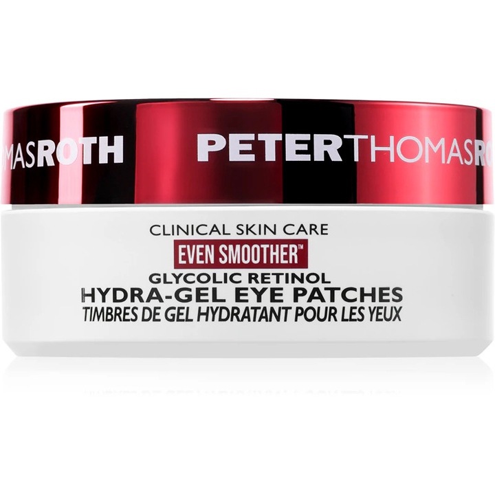 Пачове за очи Peter Thomas Roth, EVEN SMOOTHER Glycolic Retinol Hydra-Gel Eye Patches, 60 бр