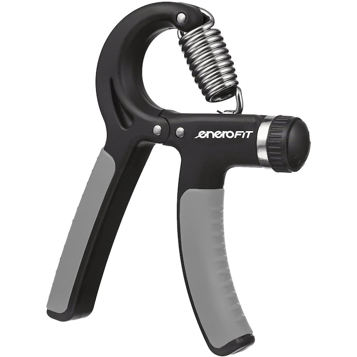 Grip de mana cu reglare a rezistentei 5-20 kg, negru, compact