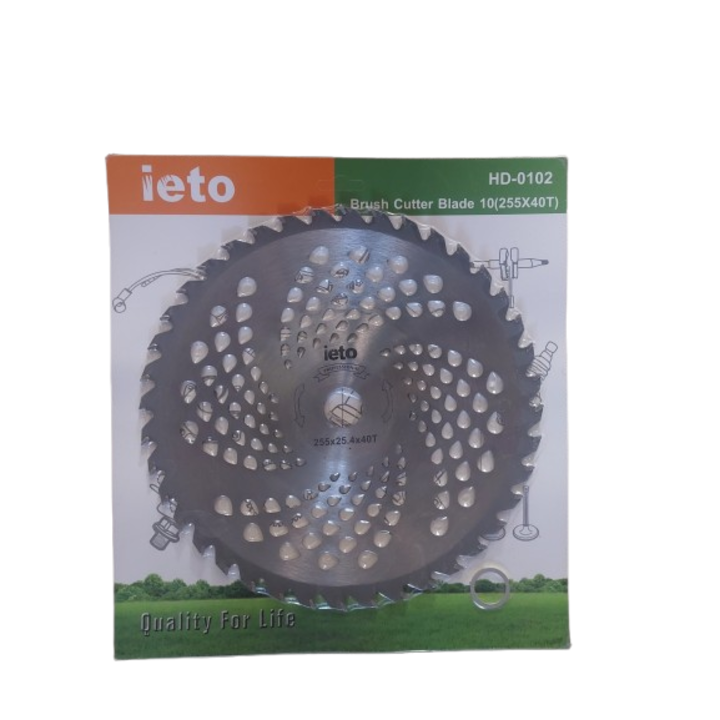 Disc motocoasa ondulat, concav cu forma de farfurie, 255mm x 25.4 x 40T