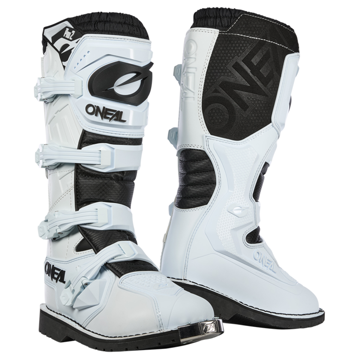 Cizme motocross O'NEAL RIDER PRO 2 WHITE, Alb