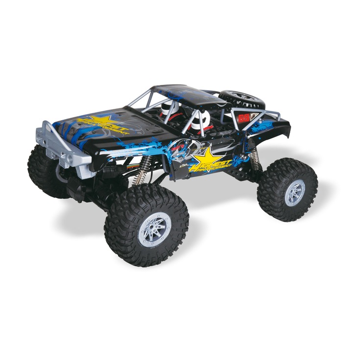 Masinuta RC Amewi Double Bridge Crawler Brushed 4WD, 1:10, 15 km/h, 1200mAh, 460x255x240mm, RTR