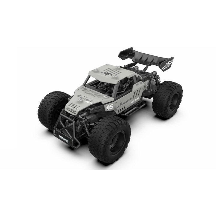 Set Masinuta RC Amewi Coolrc DIY Stone Buggy 2WD 1:18, 71 piese, 8 km/h, multicolor, 250x135x75mm