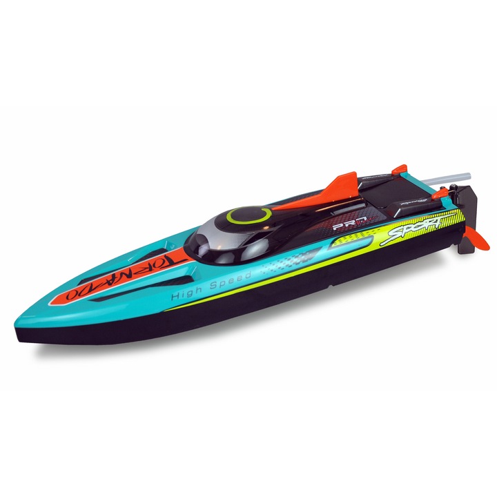 Barca cu telecomanda Amewi Tornado 470mm, 65 km/h, LED, set RTR