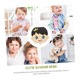 Set amintiri bebelusi, cutie din lemn si metal, multicolor, 12.5x11.5x3 cm, pentru baieti si fete