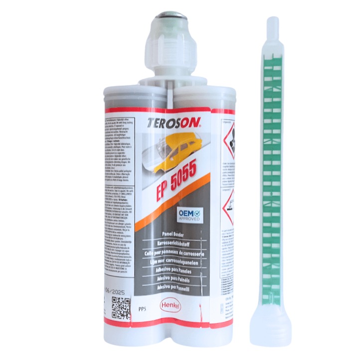 Adhesiv epoxidic, Teroson, Ep 5055, 200 ml, Negru, Rezistenta ridicata, Fara solventi, Set cu duza