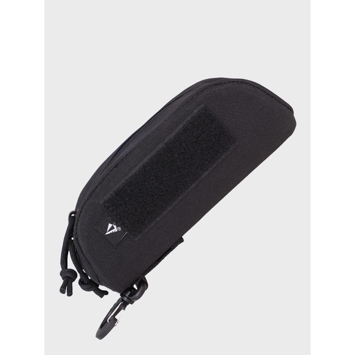 Husa pentru ochelari Dominator, Molle, Velcro, negru, 18x8x6cm