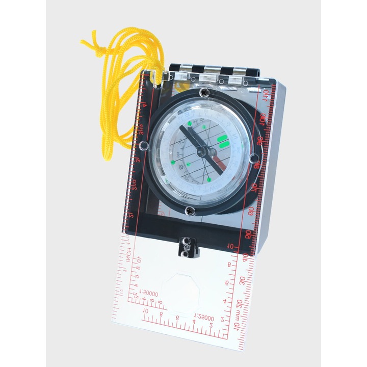 Busola cu oglinda, DOMINATOR, 12x20x6.3cm, material ABS, 2 scale, 2 culori