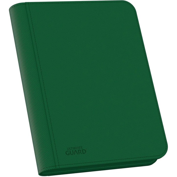 Tartozék Zipfolio 160, Ultimate Guard, 8 zsebes, Xenoskin, 19 x 24 x 3 cm, zöld