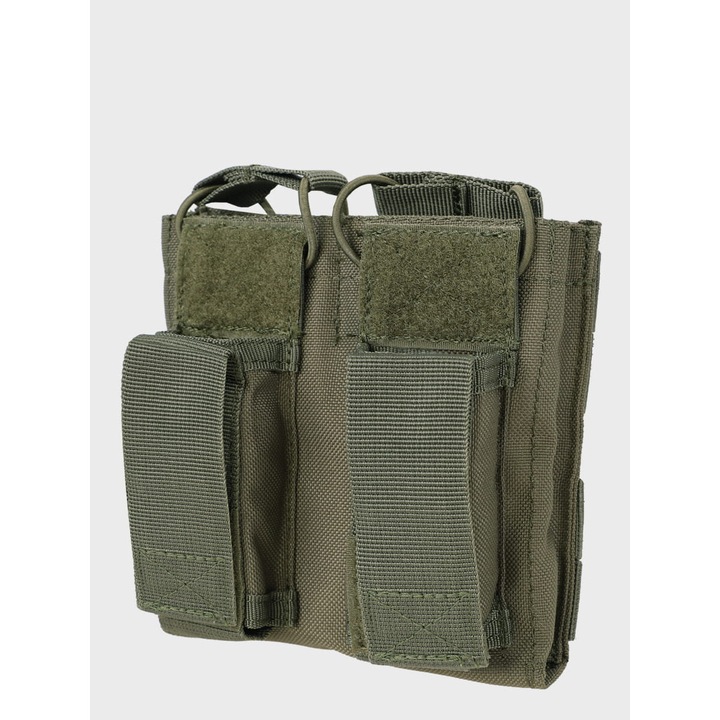 Toc pentru 4 magazine, Dominator, RAL 7013, 14x15cm, poliester 600D