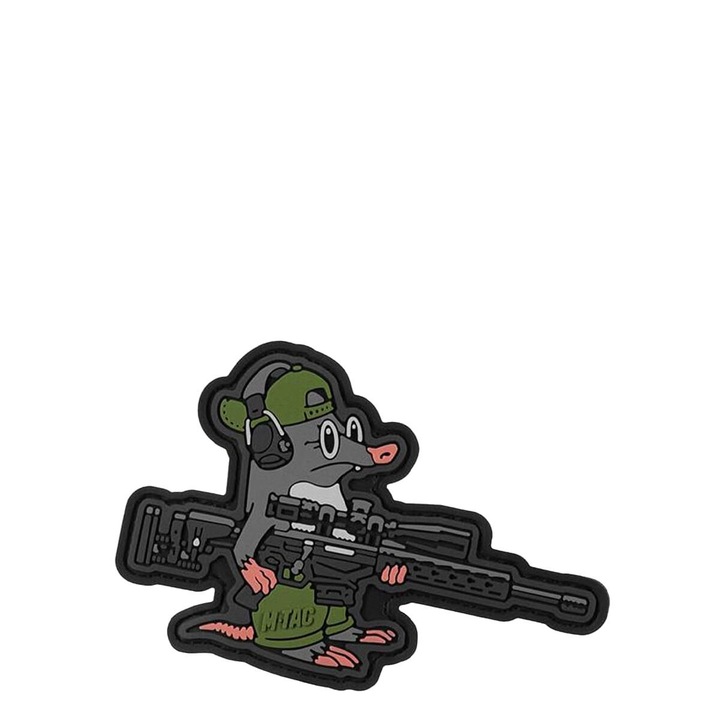 Petic 3D, M-Tac, motiv militar umoristic, 6,5x9,8cm