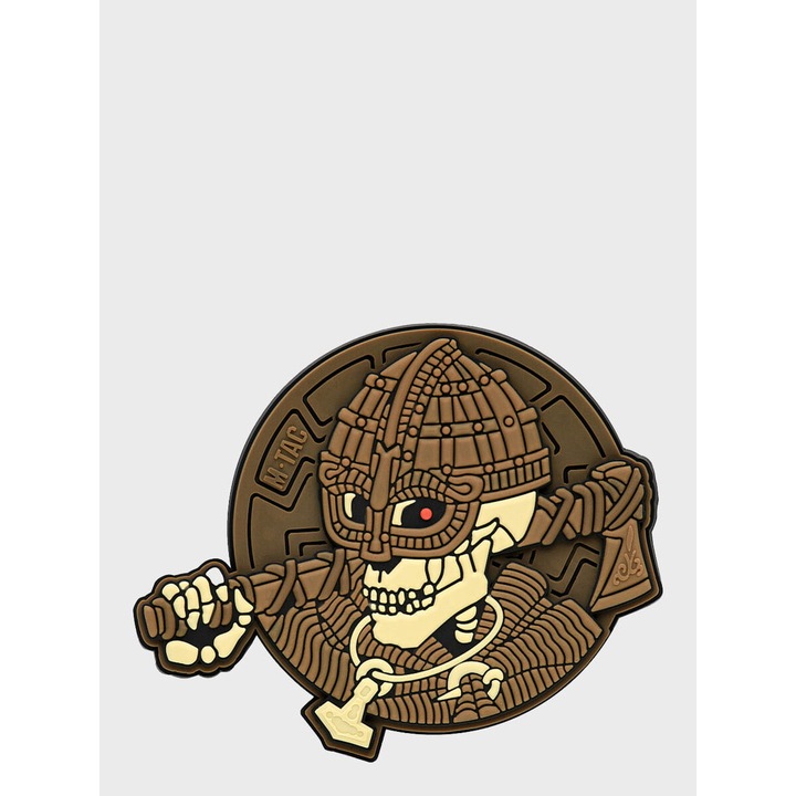 Petic velcro 3D Undead Viking, M-Tac, PVC, 80mm, Maro