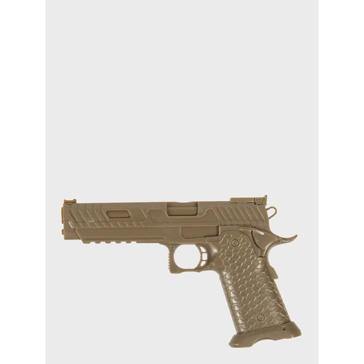 Plasture tridimensional in forma de pistol Colt 1911, GFC Tactical, 120x80mm, bej