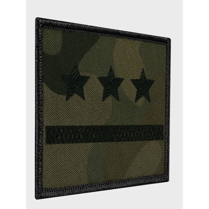 Emblema militara, SPIN, material US-18, 8,4x6,8cm, camuflaj wz. 93