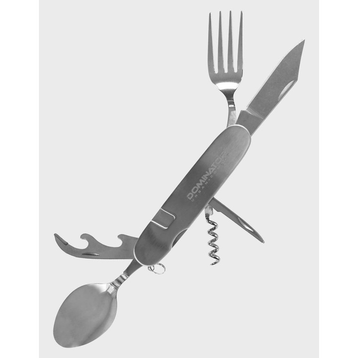 Cleste multifunctional 6 in 1, Dominator, otel inoxidabil, 125x50x25mm, 170g