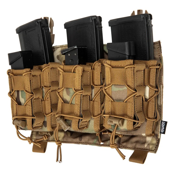 Suport accesorii pentru vesta tactica, Primal Gear, Multicam, 255x180mm, Cordura 500D