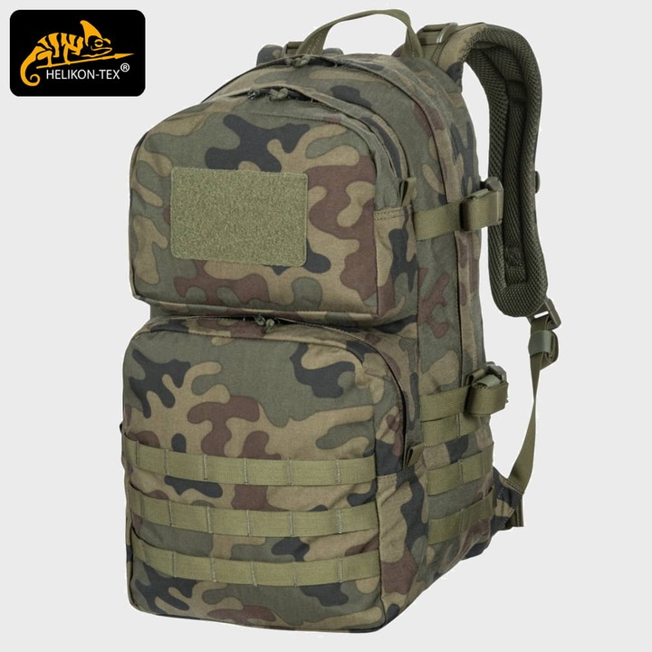 Rucsac Ratel Mk2, Helikon, 25L, Cordura, PL Woodland, 15x29x51cm