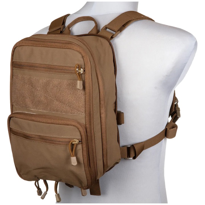 Rucsac Mini Map PLESIO, Primal Gear, Coyote Brown, Aspen 500D, dimensiuni reglabile