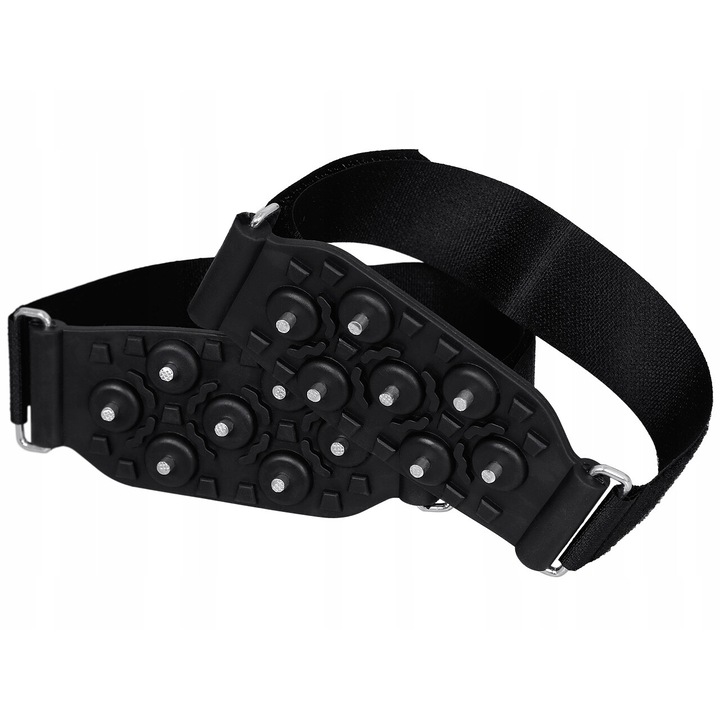 Crampoane antiderapante Mil-Tec, cauciuc, 7 varfuri metalice, negru, universal