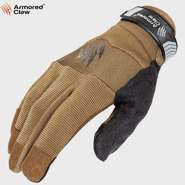 Manusi barbati, Armored Claw, Accuracy Hot Weather, rezistente la uzura, antiderapante, Tan, M