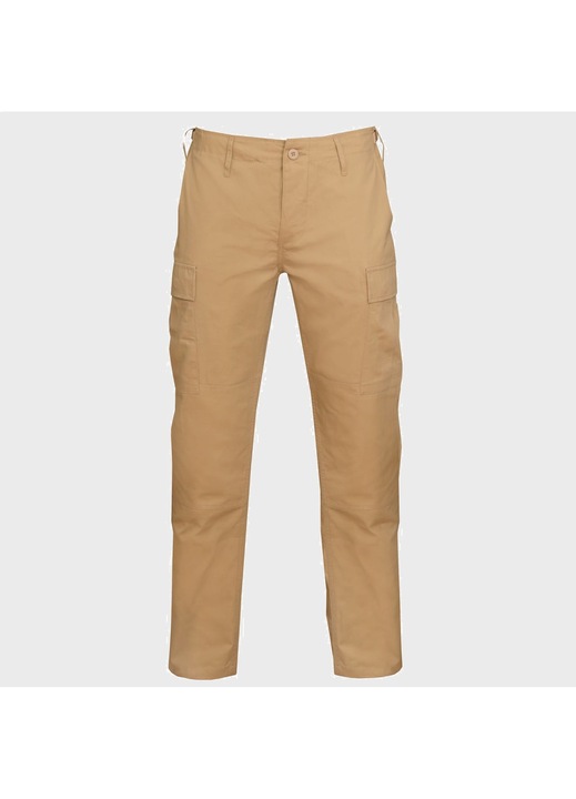 Pantaloni barbati, TEESAR, BDU slim fit, ripstop, kaki, 3XL INTL