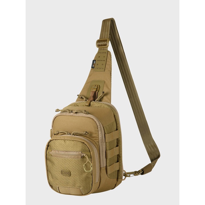 Geanta tactica M-Tac, 3 buzunare externe, Coyote, 48x20x16,5cm