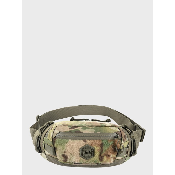 M-Tac Waist Bag Elite Hex sporttáska, Multicam Ranger Green, Cordura 500D, kompakt méretek