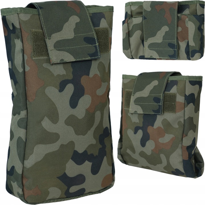 Sac De Aruncare, Dominator, Drop Elite, Material Poliester 600D, Inchidere Clapeta Cu Velcro, Sistem Molle/Pals, Fund Din Plasa Mesh 3D, 36 x 20 x 8 cm, Wz93