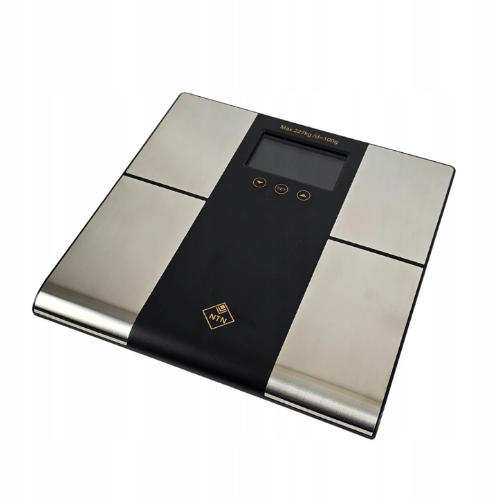 Кантар за телсно тегло NTN CF-970, максимална маса 227 кг, измерване на процент мазнини, 310x310x20 mm