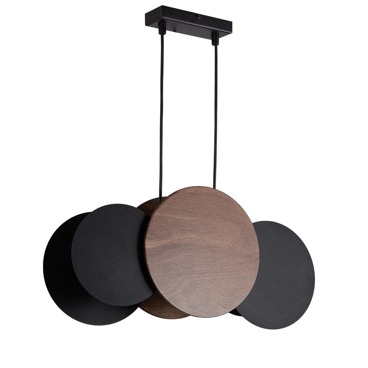 Pendul Sigma Lighting TOLA, 3 surse E27, lemn, 51cm