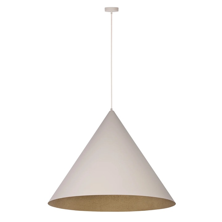 Pendul Sigma Lighting, 3 surse de iluminare, bej/auriu, 77cm