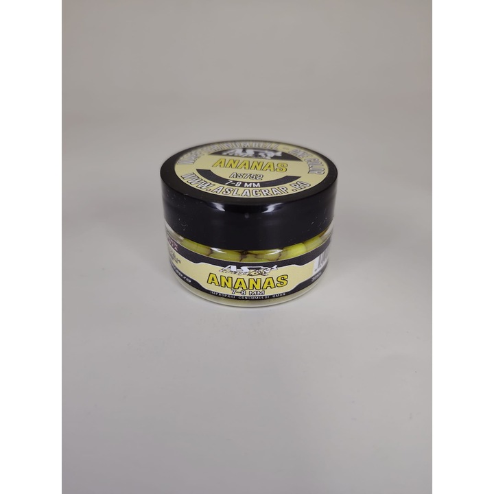 Momeala carlig, As La Crap, Mini Wafters/Dumbel, 7-8mm, 30g, Ananas