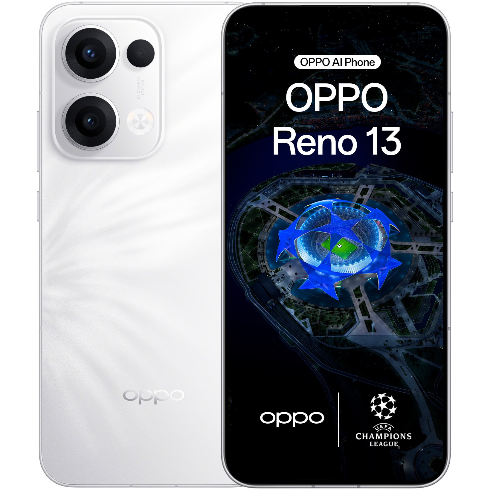 Telefon mobil OPPO Reno13, Dual SIM, 12GB RAM, 256GB, 5G, Plume White