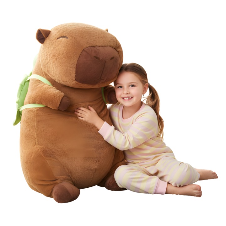 Mascota mare plus perna jucarie Capybara 90cm