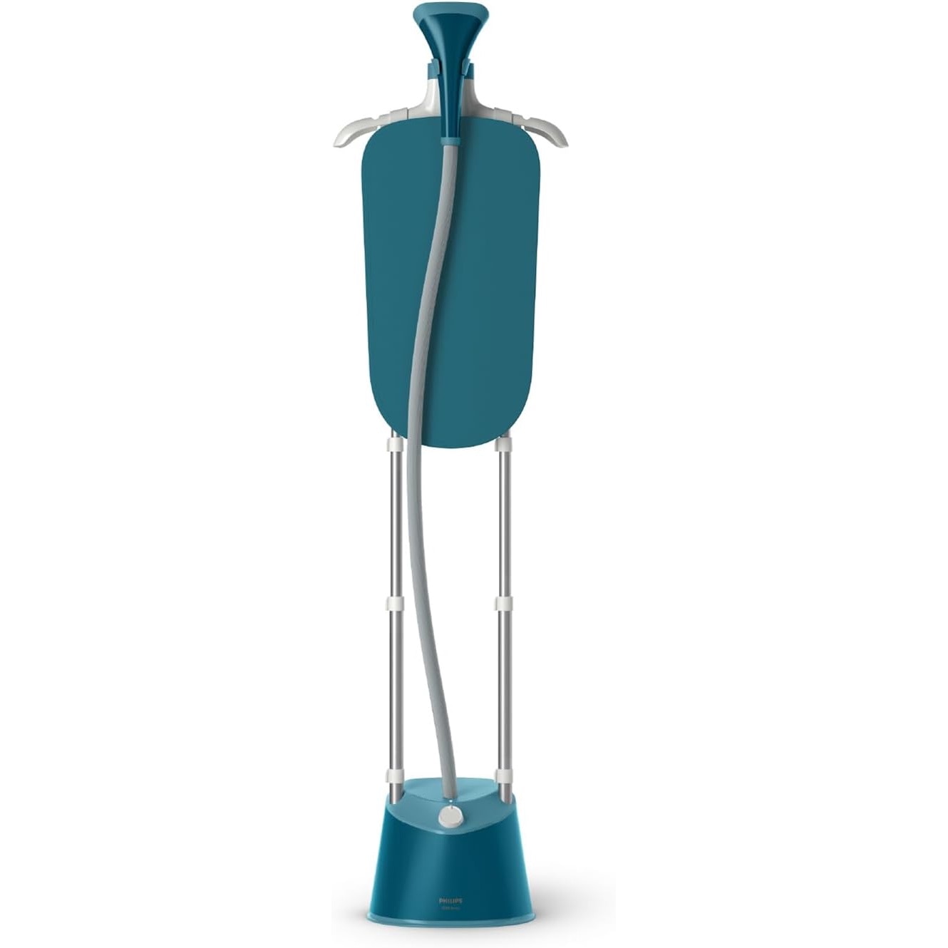 Aparat de calcat cu abur vertical Philips Seria 1000 STE1040/20, 1800 W, Rezervor 1.8 l, Debit de abur 36 g/min, 3 setari abur, Albastru
