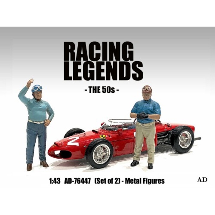 2 db Racing Legends 50-es évek figurája készlet 1:43 American Diorama