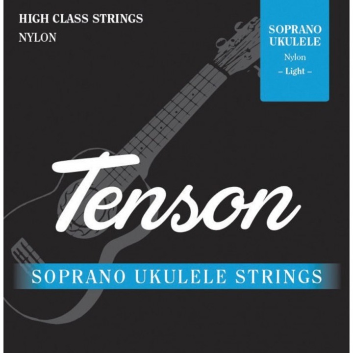 Corzi ukulele Gewa Pure Tenson, set 4, nylon, negru, 22x32cm