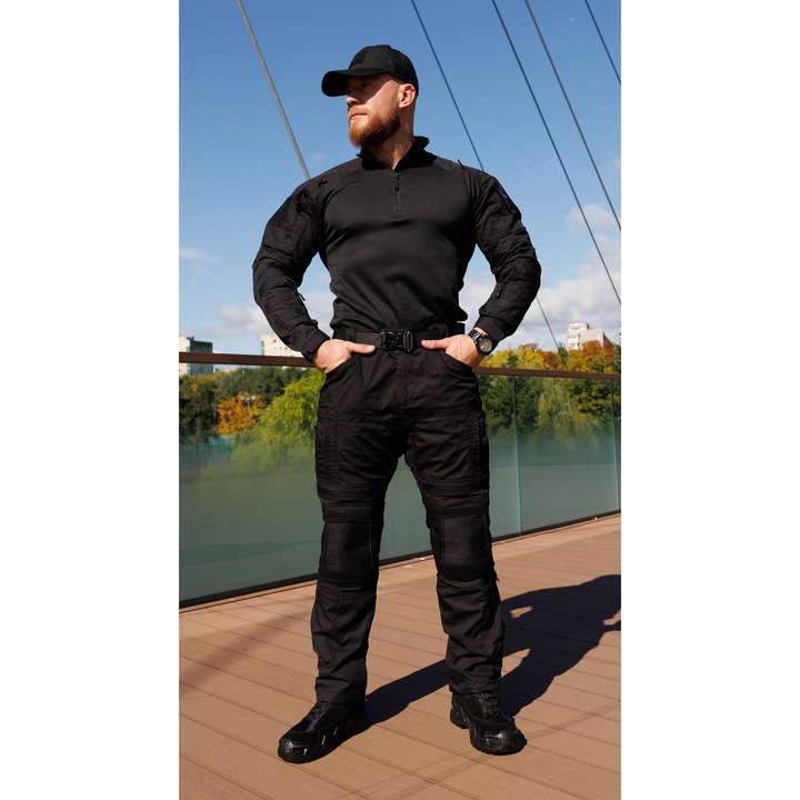 Тактически панталон Aran ripstop, Lion Camo group,, Черен