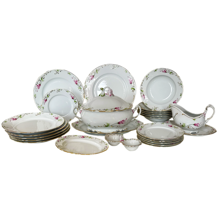 Сервиз за хранене 25 части, Moga, Tulip Pink