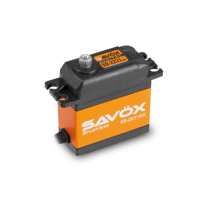 Savox SB-2231SG digitális szervo, 40 kg, 6,0-7,4 V, 40,3x20,2x44,9 mm