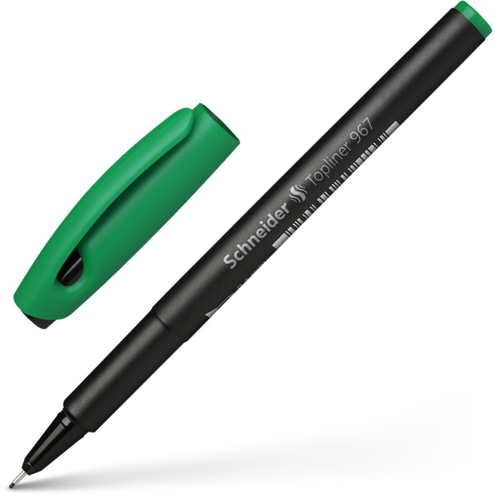 Liner, 0.4 mm, SCHNEIDER "Topliner 967", verde