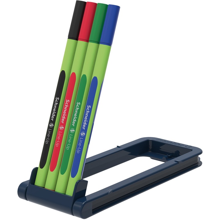 Set 4 linere, 0.4 mm, SCHNEIDER "Line-Up", Multicolor