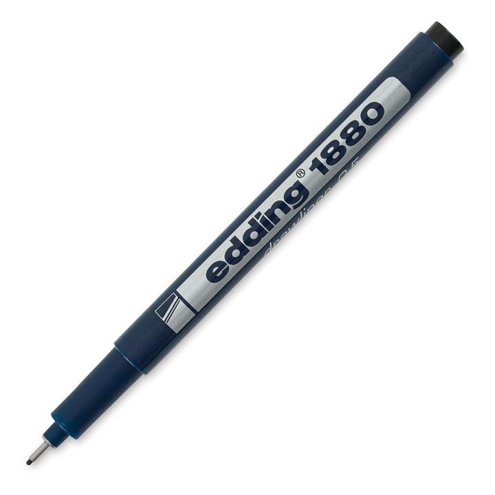 Liner, EDDING, 0.5 mm, Negru