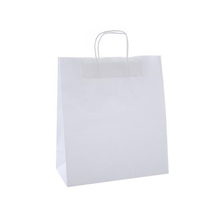 Geanta cadou, Apli, 24 x 11 x 31 cm, Alb