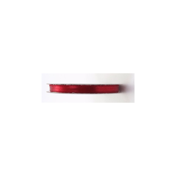 Szatén szalag, 6 mm, bordó