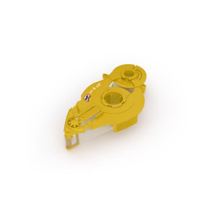 Caseta de reincarcare cu role adezive, Henkel, 8.4 mm x 16 m, Galben